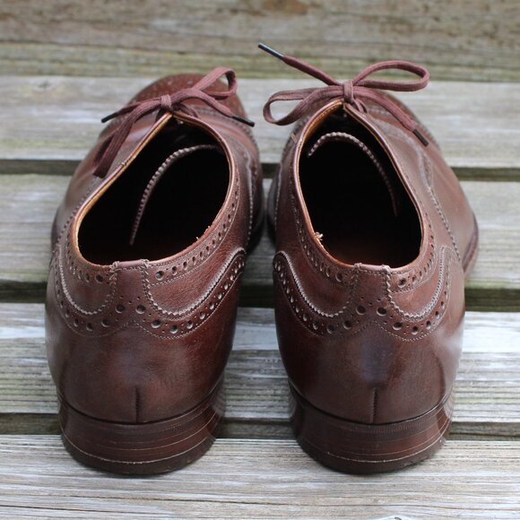 Church's Brown Leather Brogues, Size 9 F (wide) US, Made in England, EUC - Picture 6 of 14